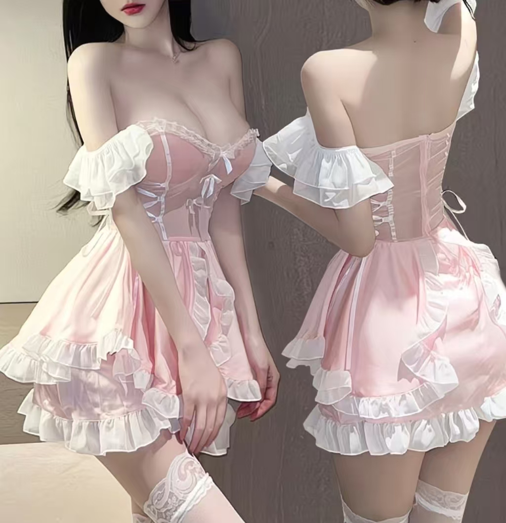 日系青春甜美女仆cosplay服装校园学生党可爱二次元衣服睡裙